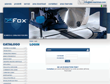 Tablet Screenshot of fox-machines.com